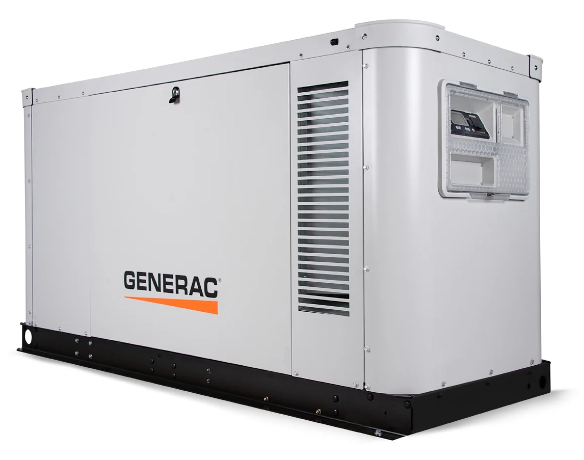 Generac liquid-cooled standby generator installed by Electric 2000 in Winnipeg